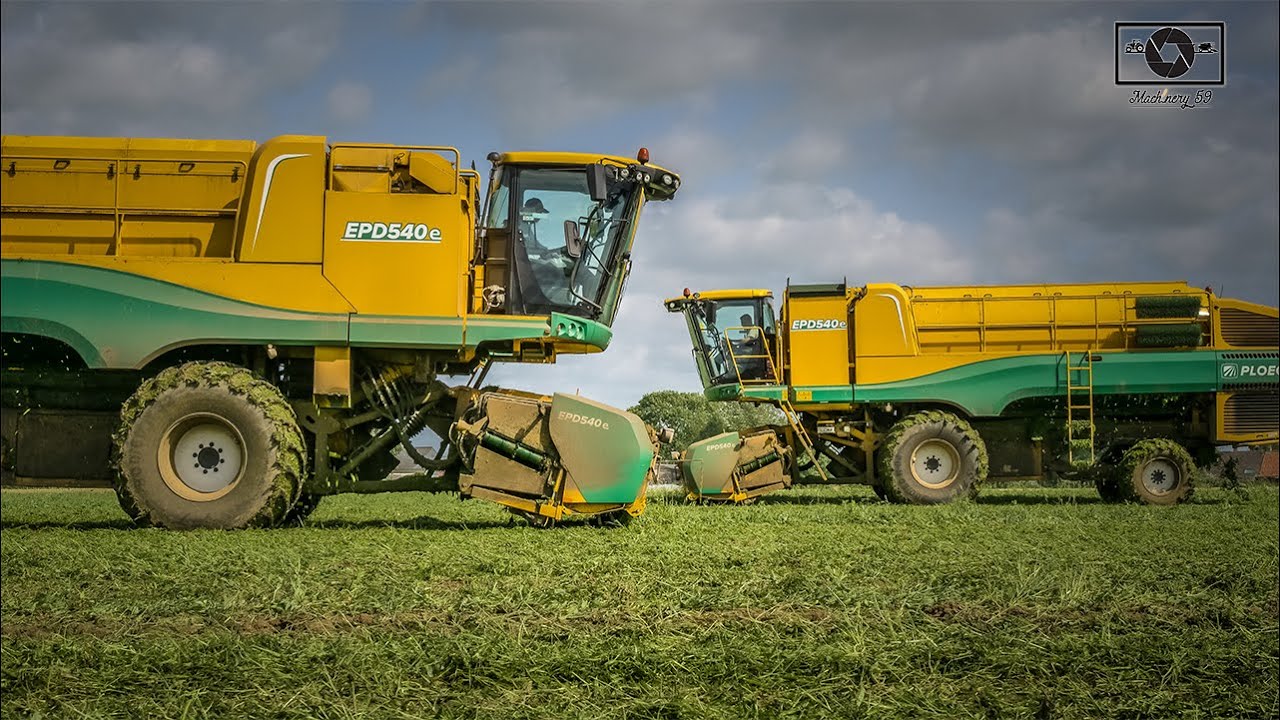 [x2 New Ploeger EPD540 & BCMH] Récolte des petit pois par L' ETA Pocholle