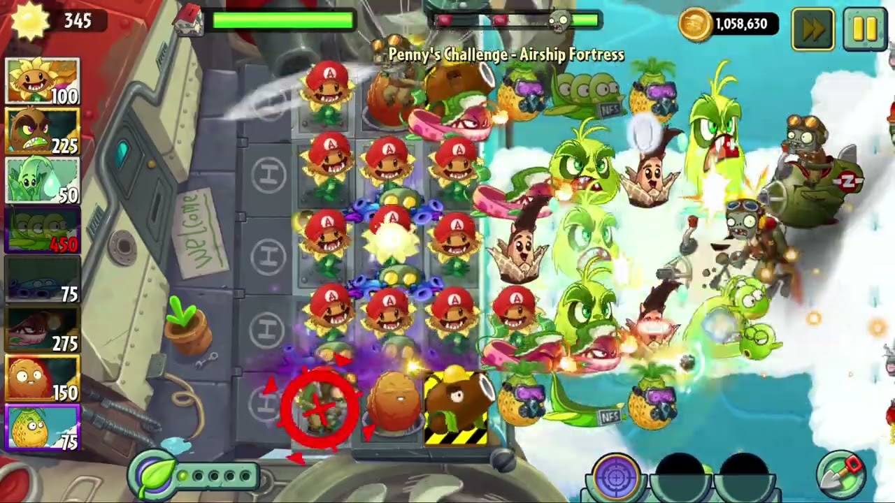 Plants Vs. Zombies 2: Reflourished | Penny's Challenge - Airship Fortress