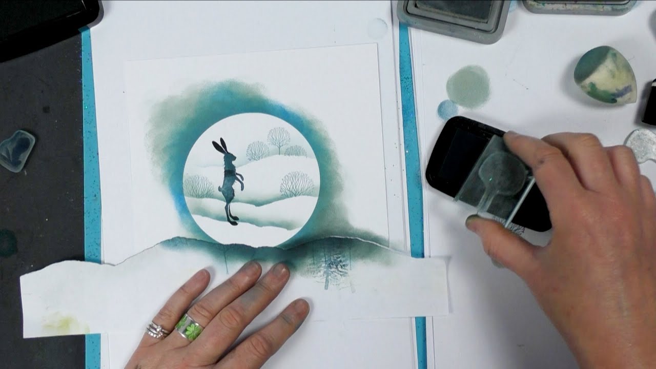 Whimsical Winter Hare - A Lavinia Stamps Tutorial