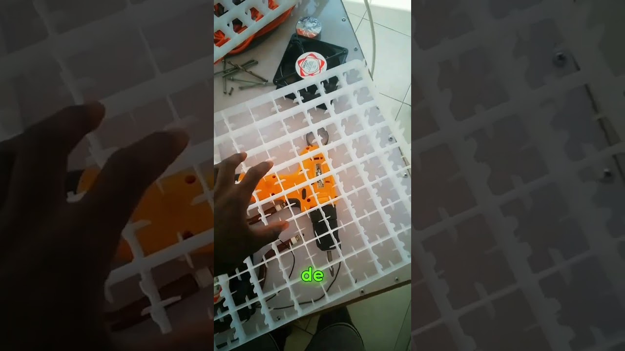 Alv&eacute;oles de 88 &oelig;ufs #alveole #couveuse #incubator #incubateur #howtomake