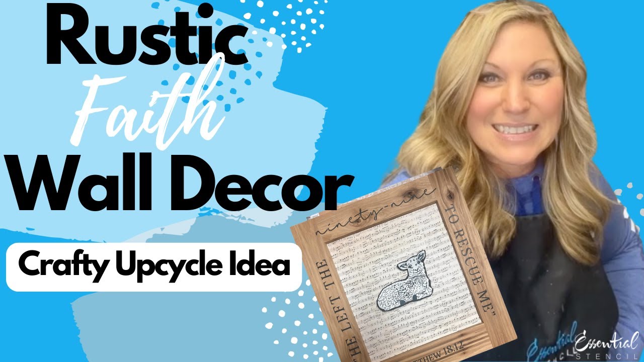How To Create With Scraps! Easter Themed Upcycle Wall Decor