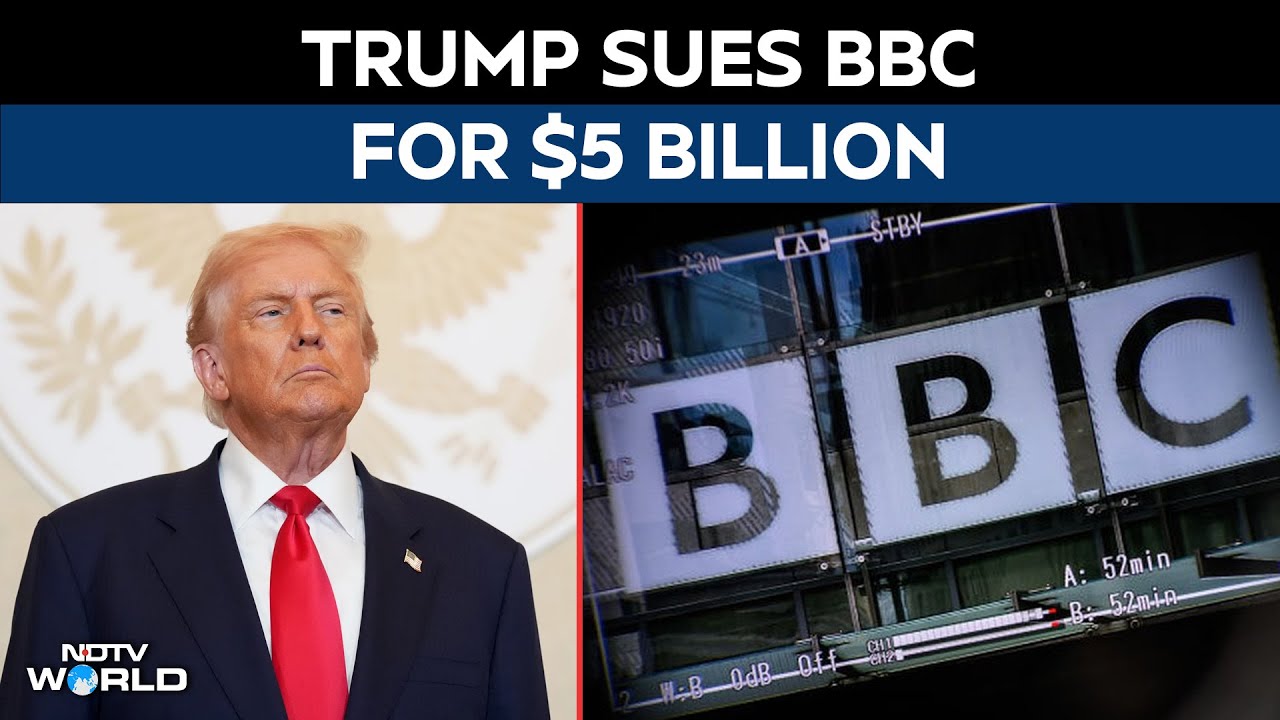 Donald Trump Sues BBC For $5 Billion Over Alleged Documentary Edit