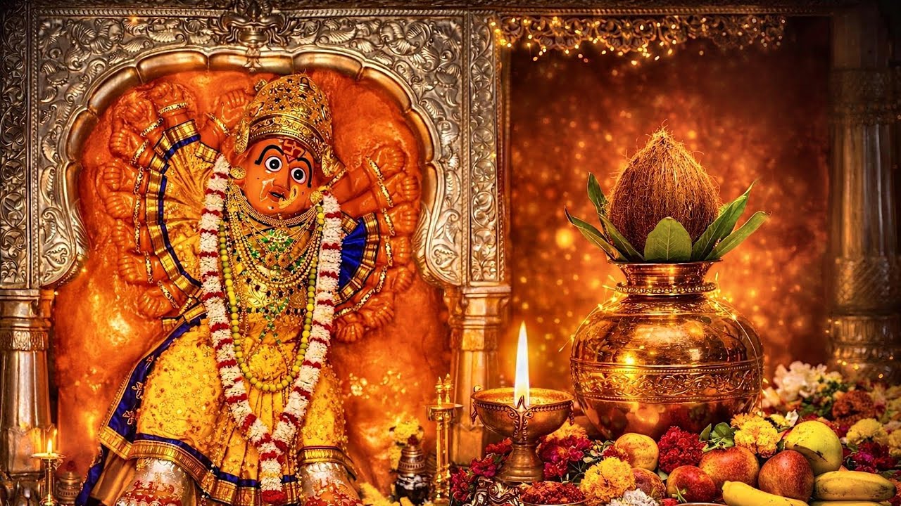 🌺 Jai Devi Jai Devi Jai Saptashrungi  Powerful Saptashrungi Mata 🌺 Aarti#@OKSadhviGupta-OK