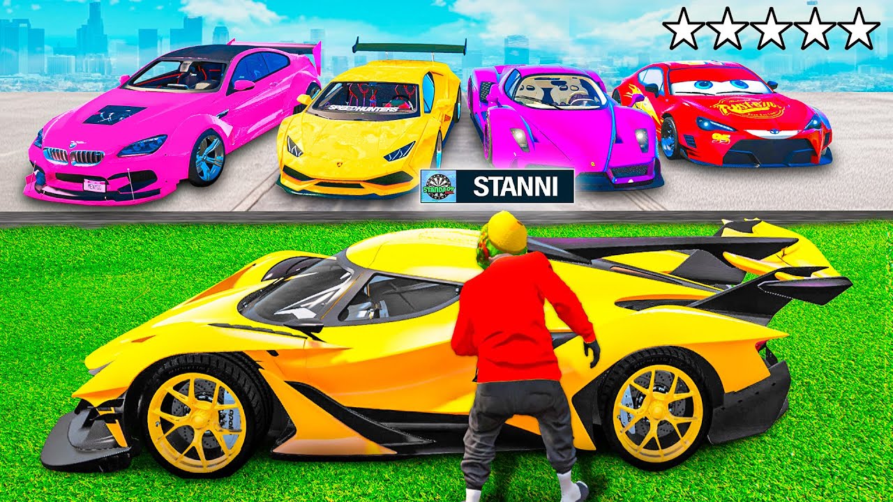 ich KLAUE SUPERHELDEN AUTOS in GTA 5!