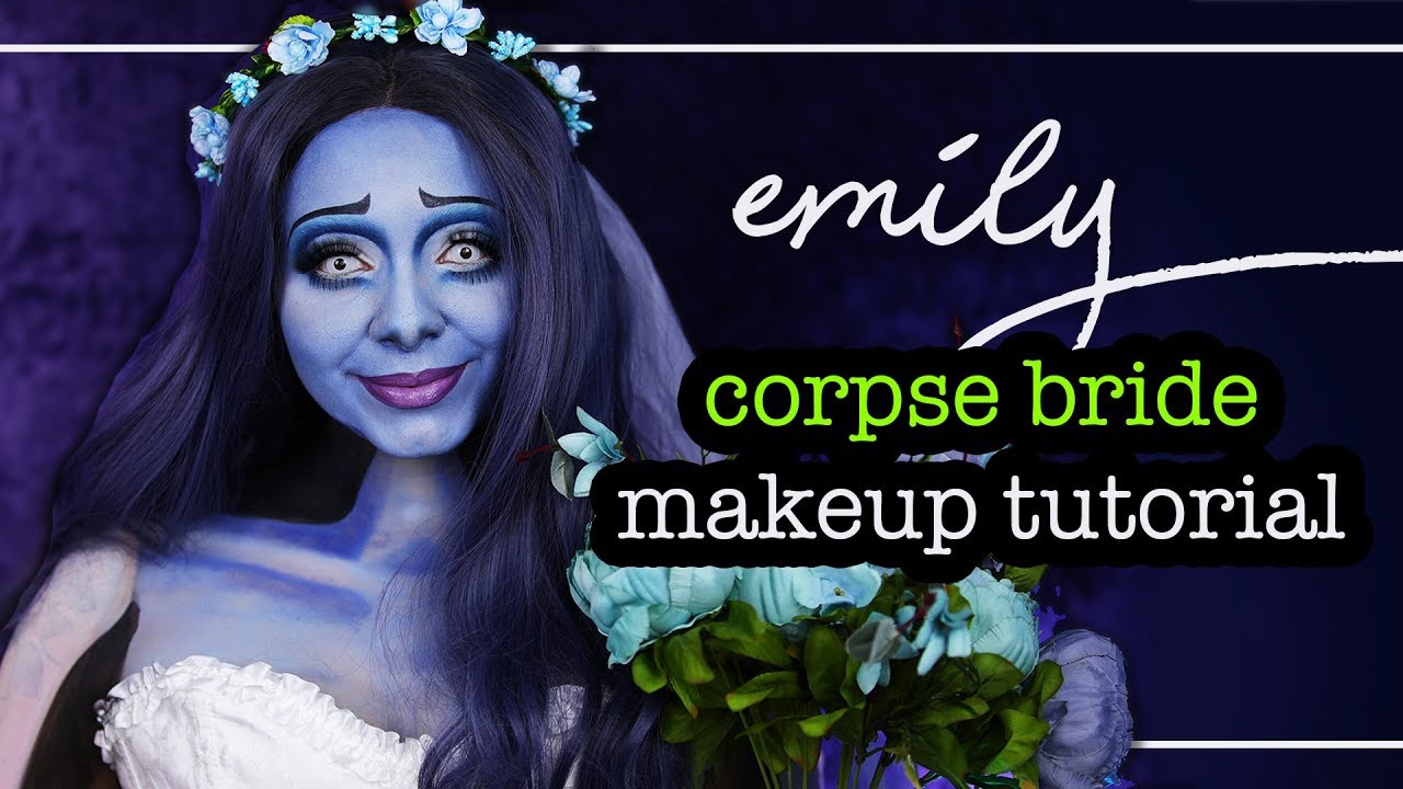 EMILY - Corpse Bride Glam Halloween Makeup Tutorial (deutsch) #spooktober