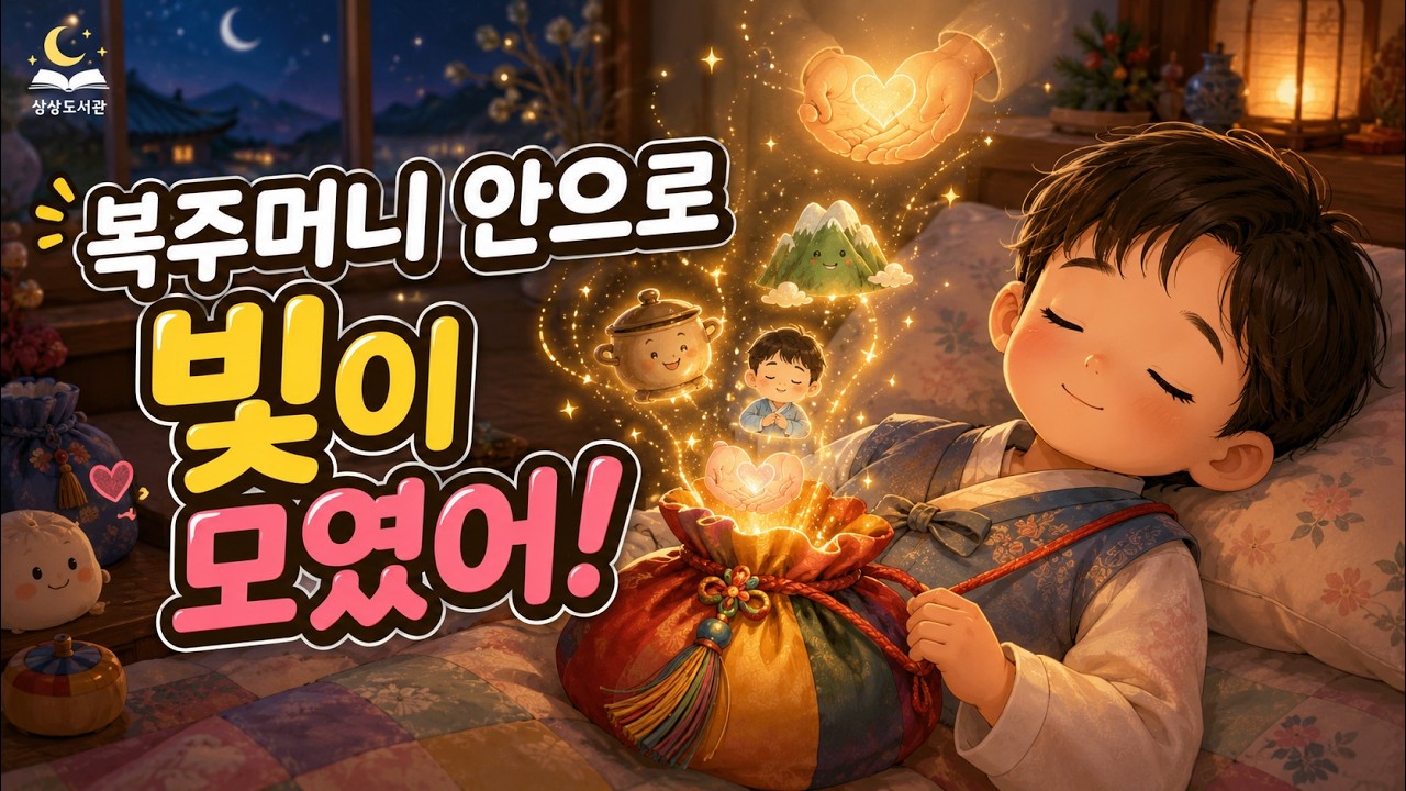 잠들기 좋은 창작동화 | 설날 밤, 복주머니 🌙