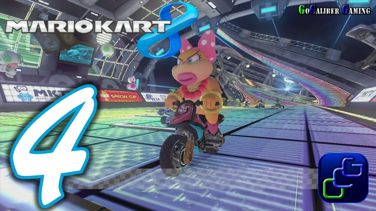 MARIO KART 8 Walkthrough - Part 4 - Single Player, Grand Prix, 50cc, Special Cup
