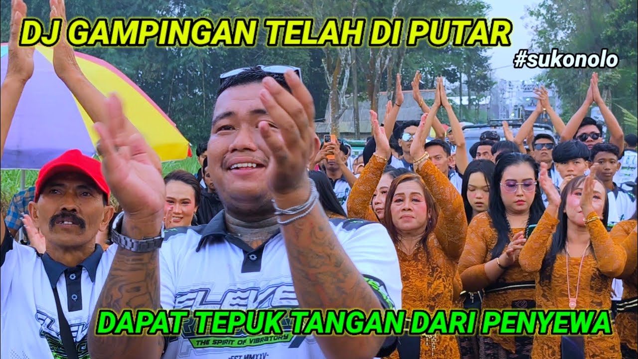 Mahardika pro setelah & sebelum finish,DJ pamit mulih Di putar, penyewa full senang