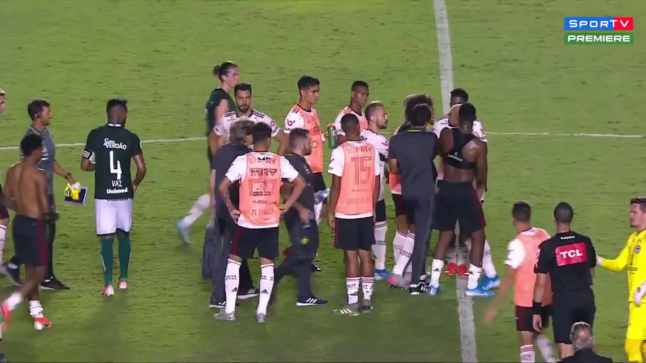 Discuss&atilde;o entre William Ar&atilde;o e Gabigol ap&oacute;s a Partida contra o Goi&aacute;s - Treta Ar&atilde;o e Gabigol
