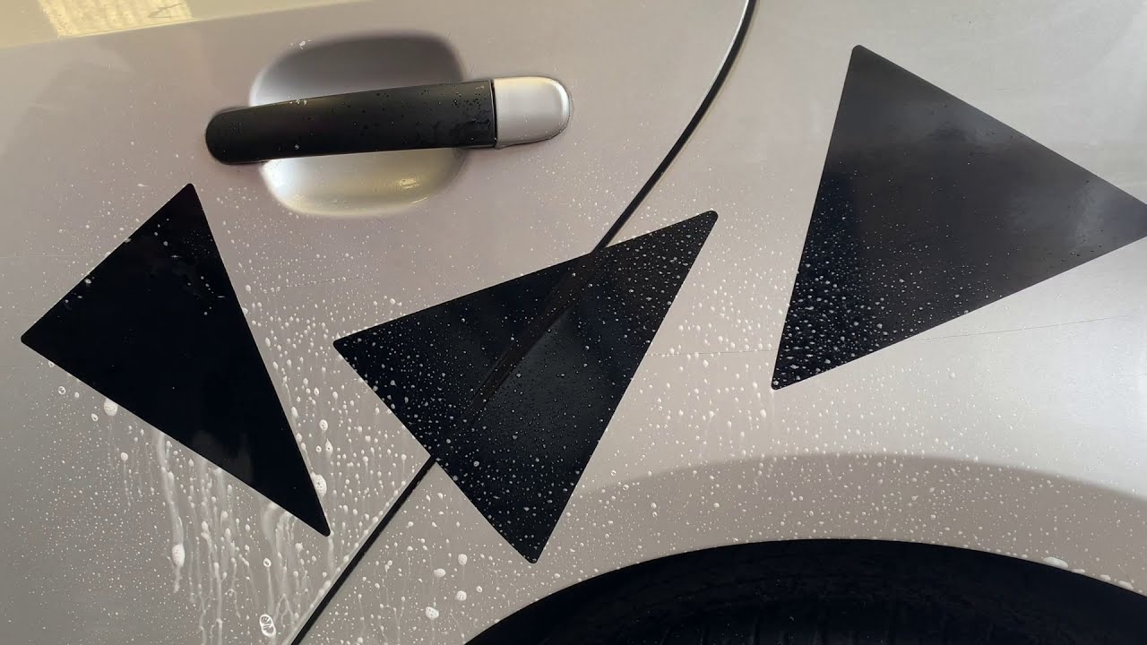 Como pegar stickers con metodo de agua y shampoo