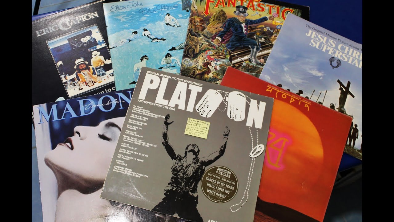 Eric Clapton, Madonna, Elton John, Platoon, Jesus Christ Superstar - Виниловые Пластинки - 9.06