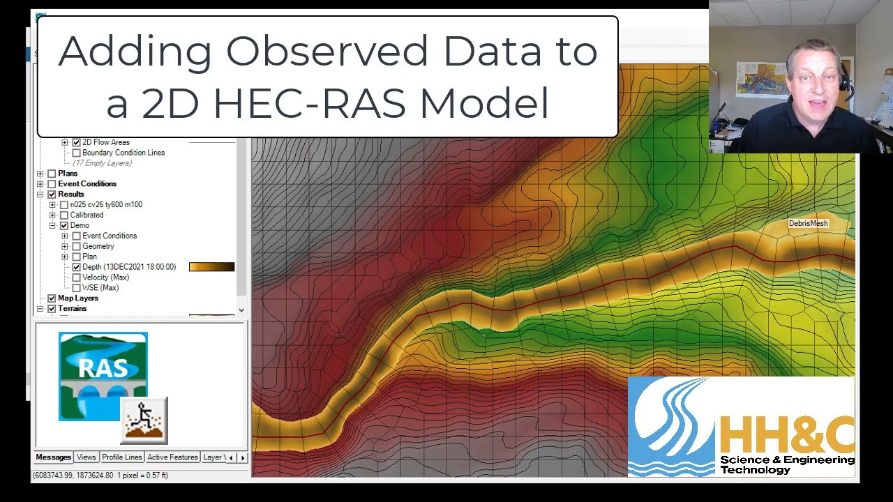 Add Observed Data to HEC-RAS 2D/Mapper
