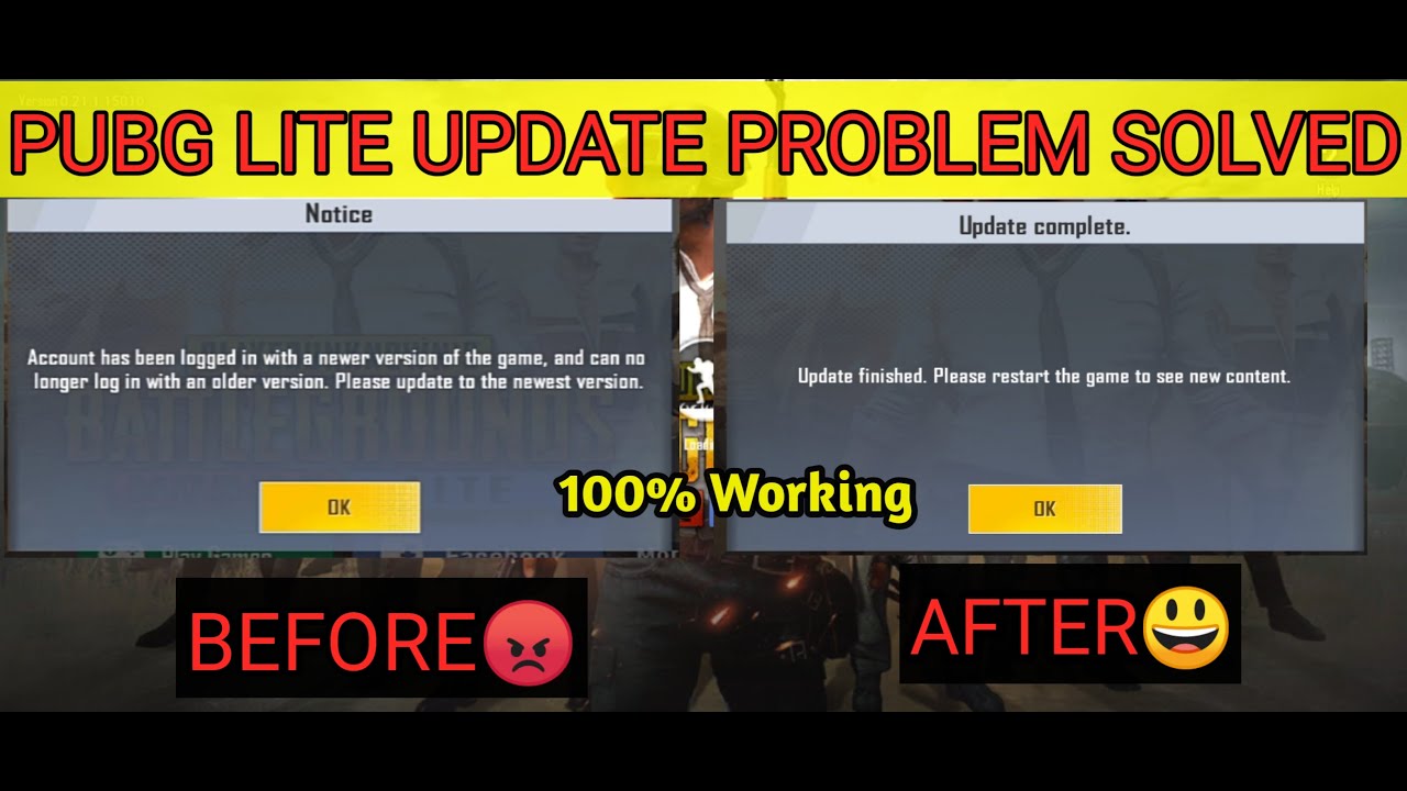 PUBG Lite New Update Problem Fix | 100% Working Trick (New Trick) 0.22.0