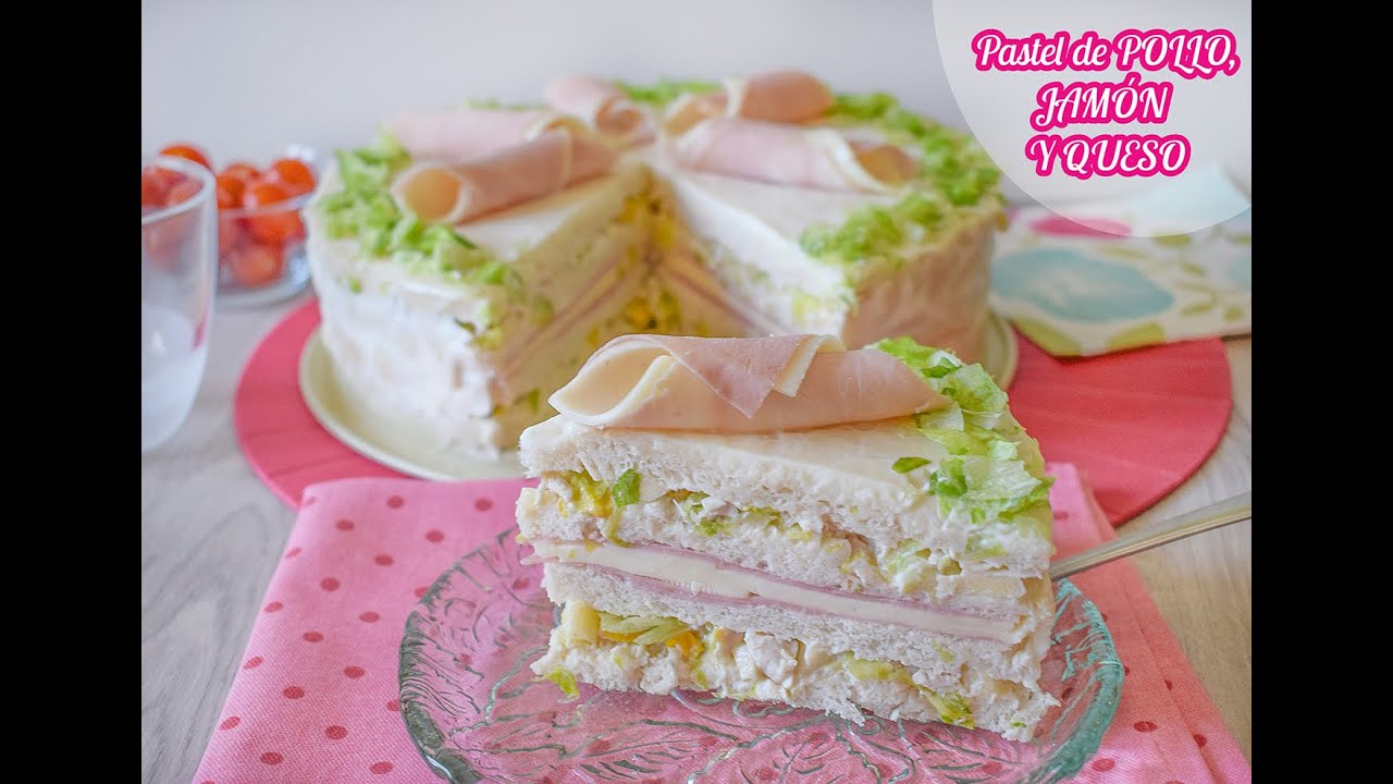 PASTEL frío de POLLO, JAMÓN Y QUESO - ¡Tienes que probarlo!