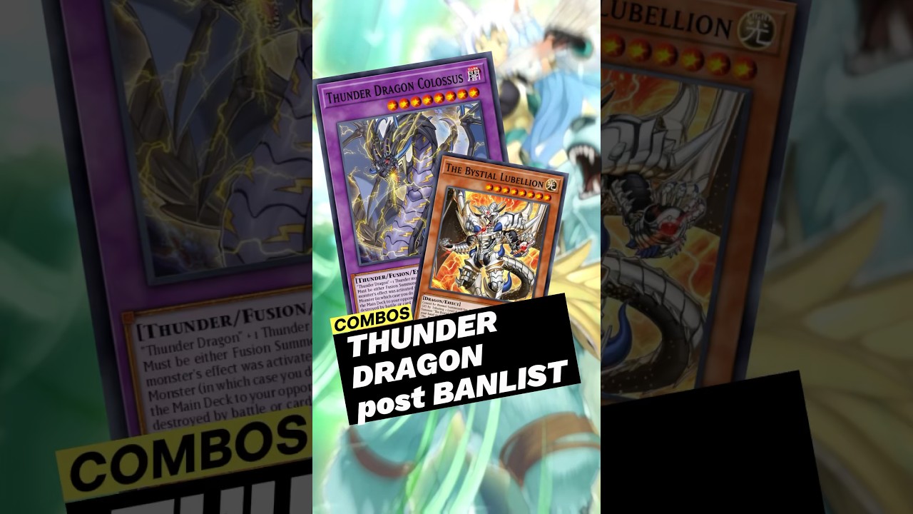 Thunder Dragon Basic Combo post Banlist  #yugioh #masterduel #tcg
