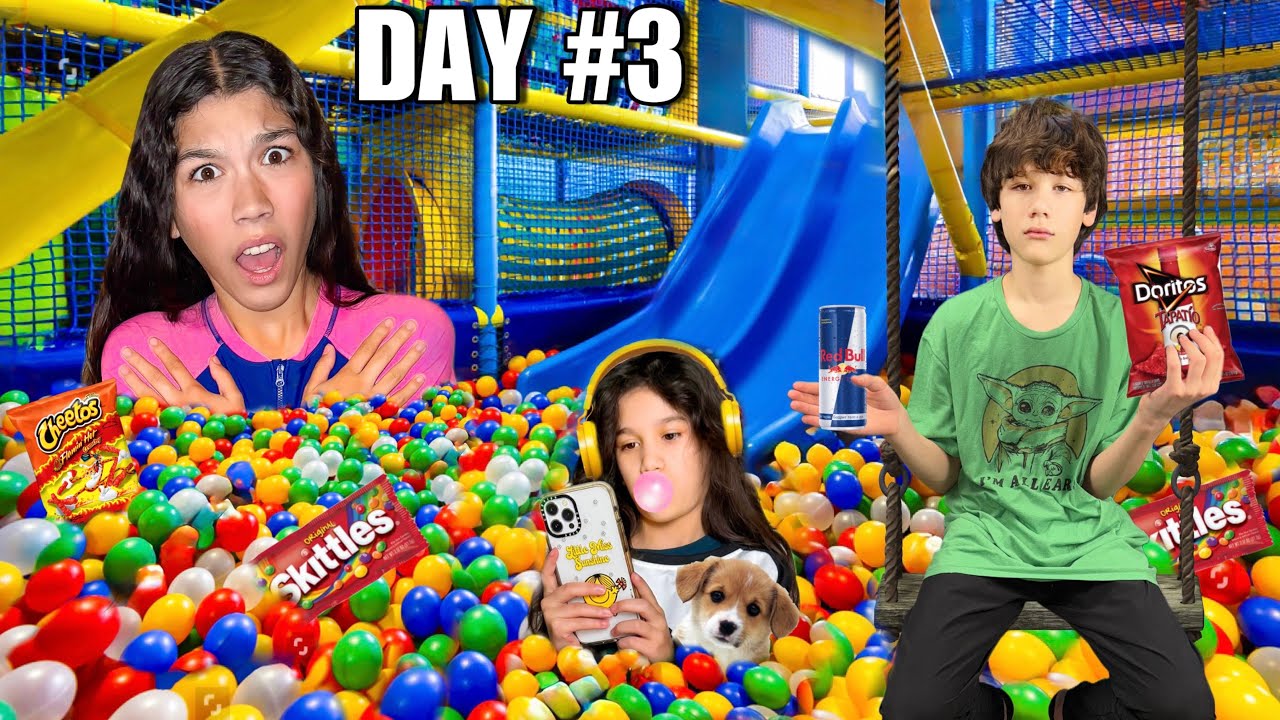 Last To LEAVE Children’s PLAYGROUND Wins A MYSTERY PRIZE! | Familia Diamond