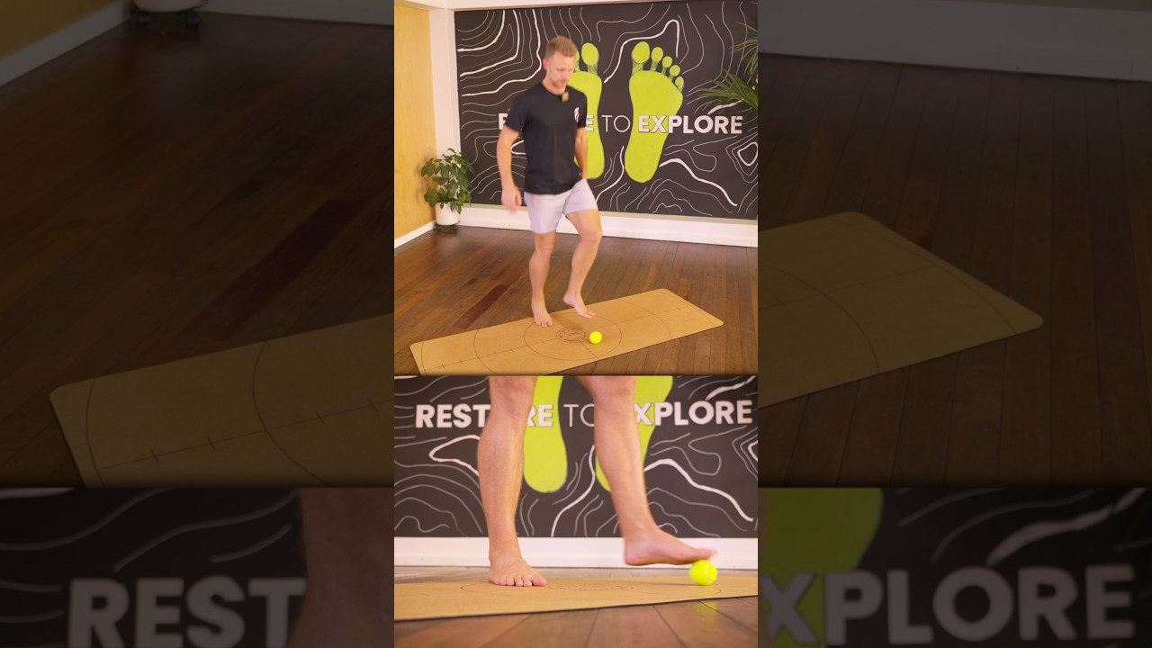 This Tennis Ball Trick Makes Balance Training Fun | Beginner Friendly Exercises 🎾 See Description