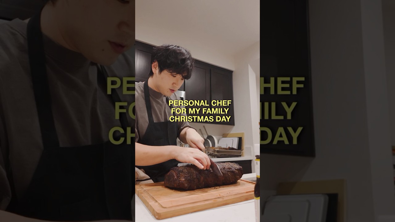 this is what I cooked as a personal chef for my family on christmas day!