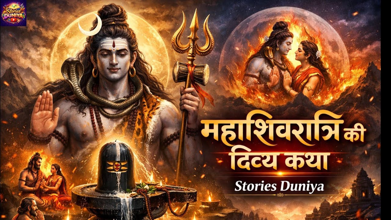 महाशिवरात्रि की वह कथा जिसे सुनकर पाप भी नष्ट हो जाते हैं😨|महाशिवरात्रि की दिव्य कथा |Stories Duniya