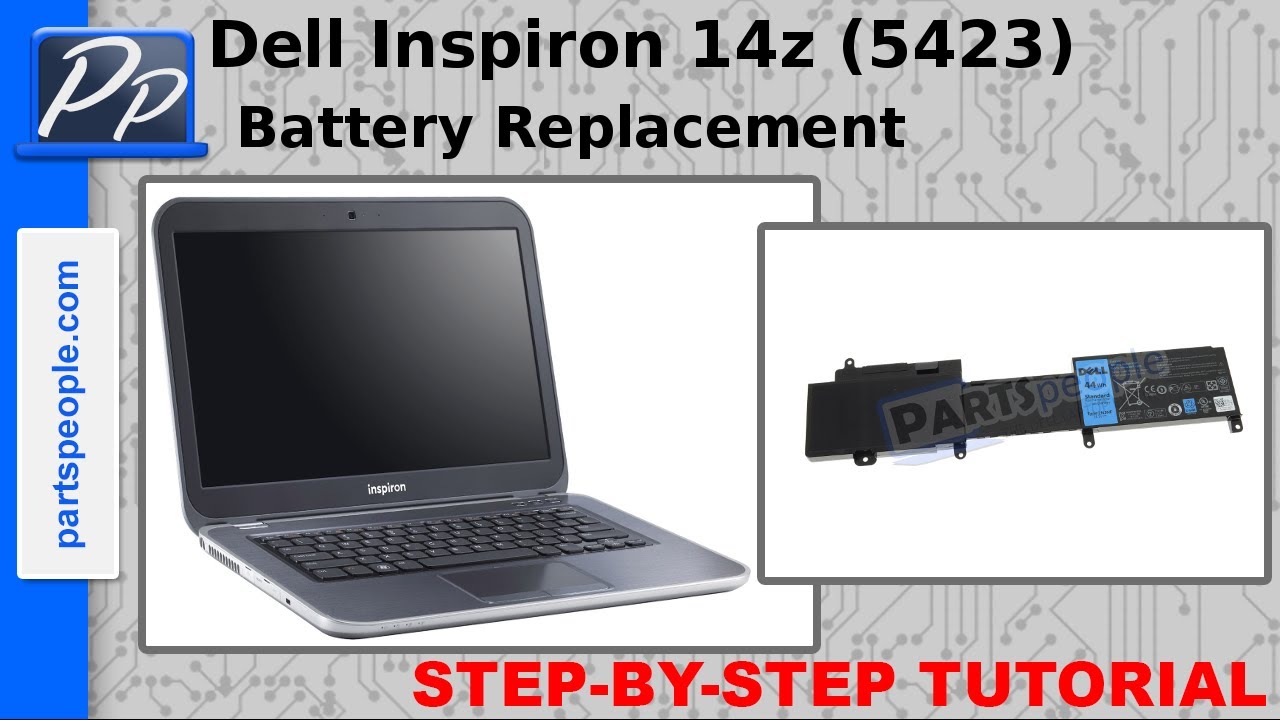 Dell Inspiron 14z (5423) Battery Video Tutorial Teardown