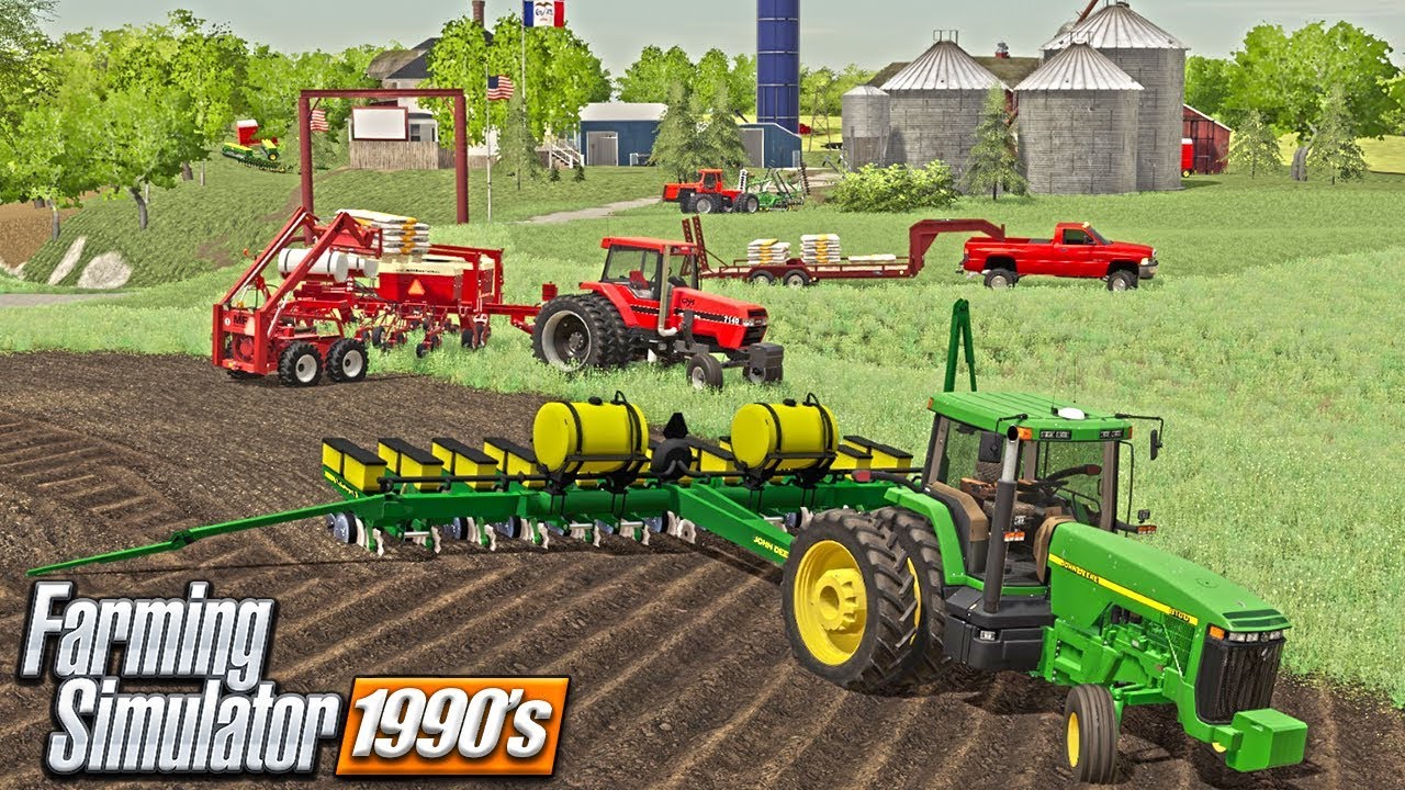 DEERE vs CASE IH | HEAD TO HEAD DEMO RIGS (1990 ROLEPLAY) FARMING SIMULATOR 19