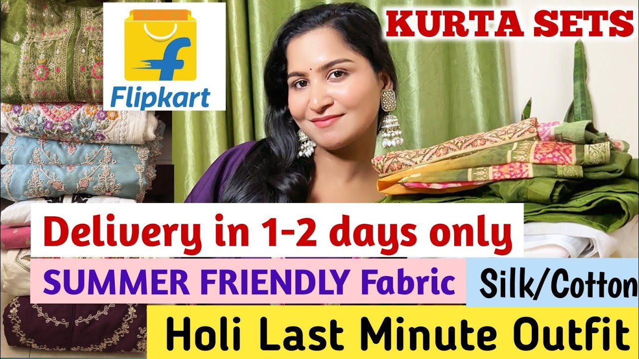 Kurta Sets/Holi Collection/Kurta set Haul/Flipkart Kurta set Haul/Flipkart Haul/Eid collection/holi