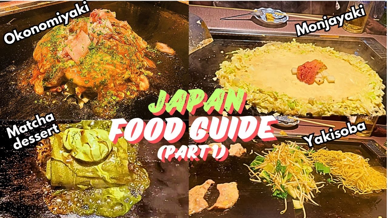 JAPAN FOOD GUIDE| Monjayaki, Okonomiyaki, Yakisoba, Teppanyaki dishes
