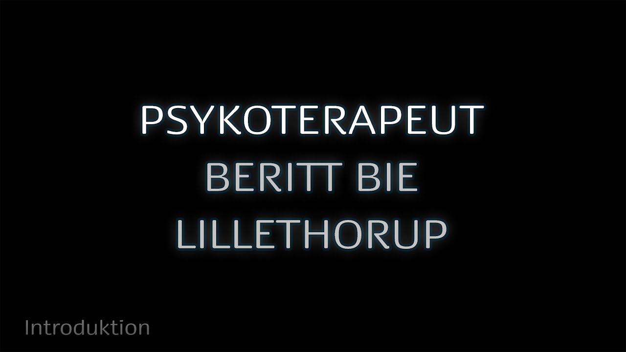 Pr&aelig;sentations video til min hjemmeside
