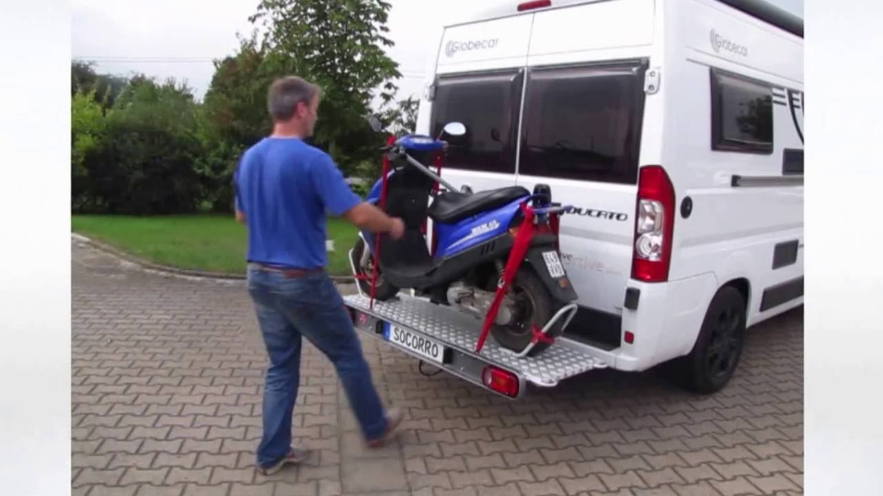 Rollerträger Motorradträger  Socorro A500 Fiat Kastenwagen Reisemobil