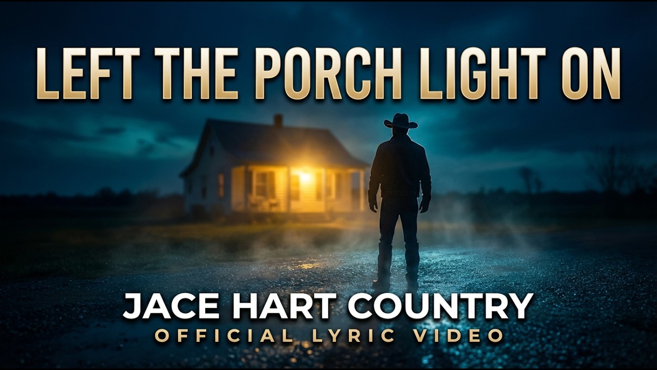 Left the Porch Light On – Jace Hart Country (Official Lyrics Video)