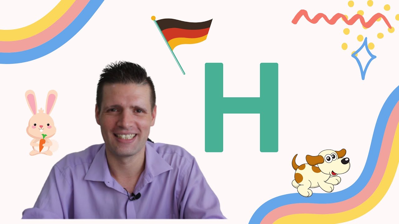 Buchstabe H / Letter H in German - German Alphabet - KidsGerman