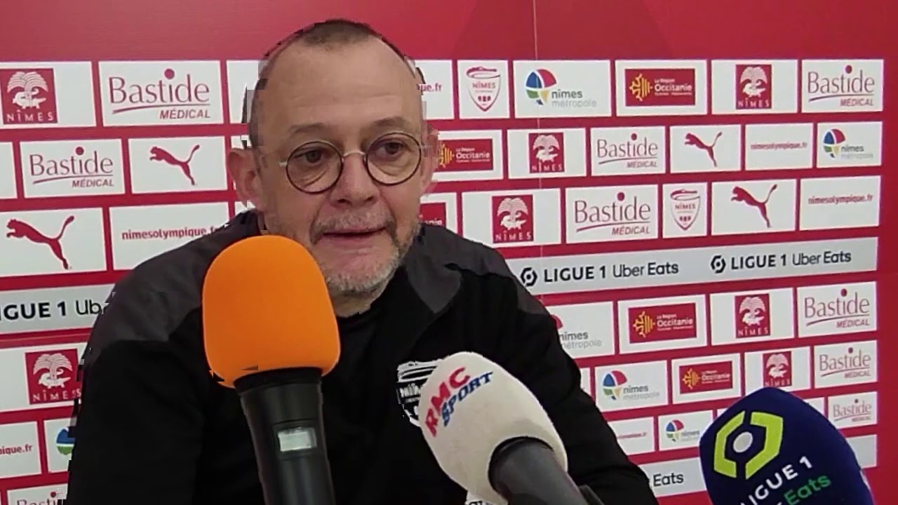 Pascal Plancque avant Nîmes - Montpellier