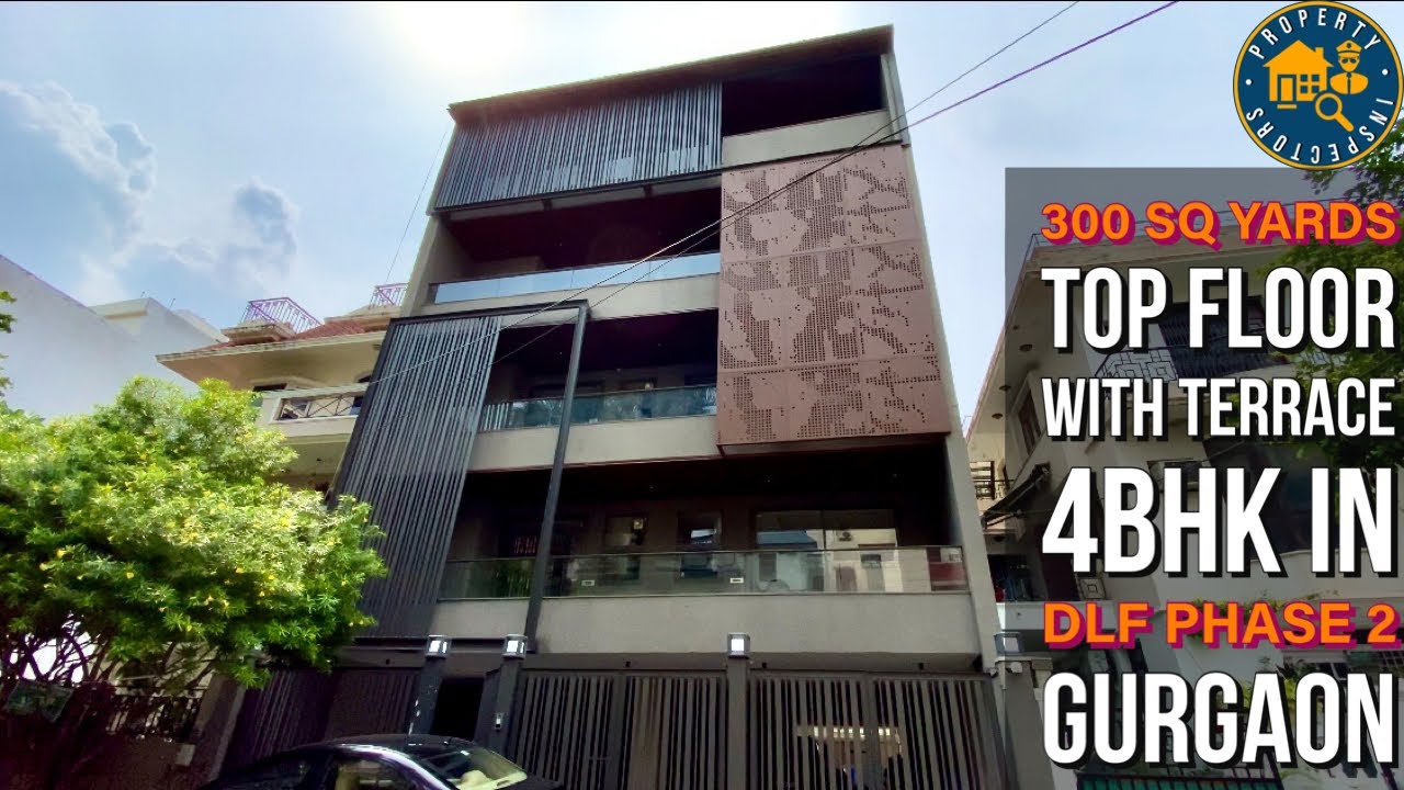 (No Brokerage) 300 Sq Yards 4BHK Top Floor with Terrace Luxury Builder Floor in DLF Phase 2 Gurgaon