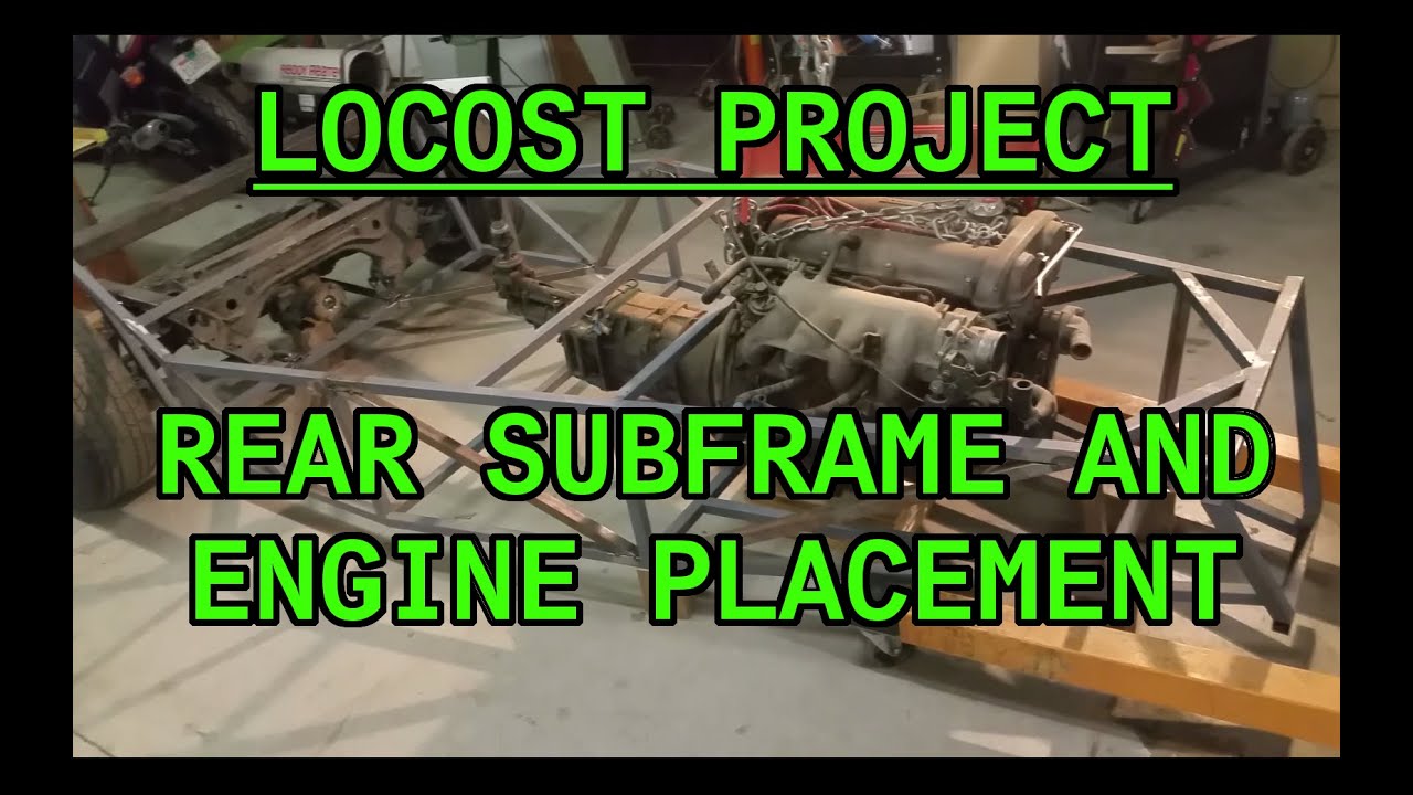 EP1 Scratch Built Lotus 7 - Rear Suspension and Engine Placement