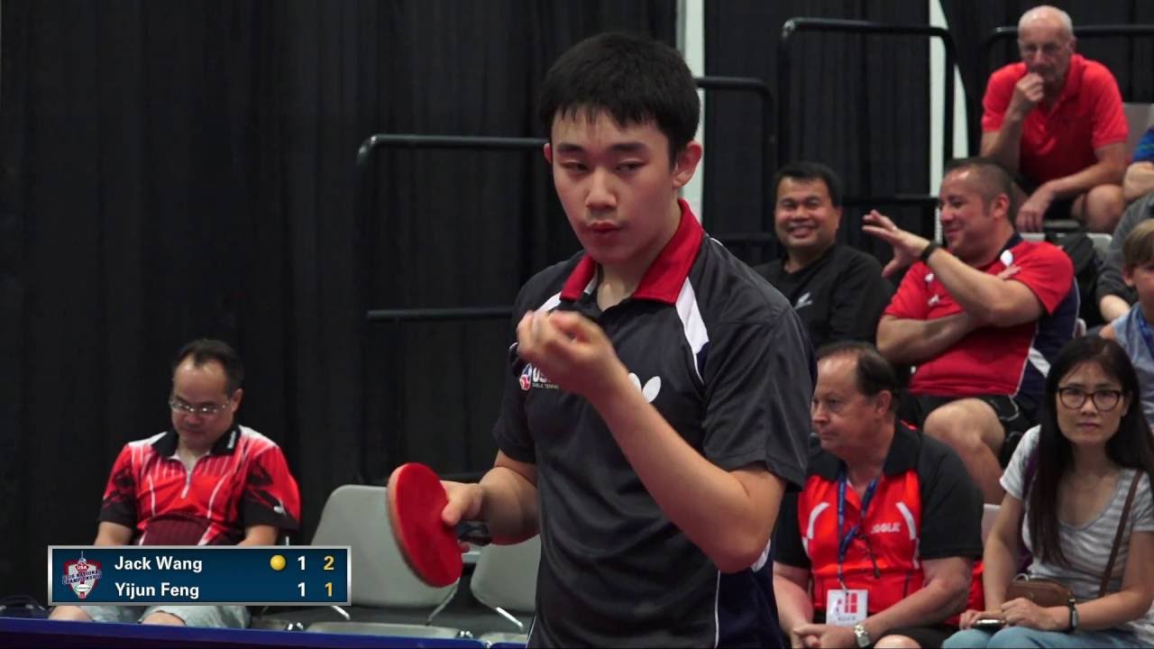 2016 US National Championships - Jack Wang vs. Yijun Feng (Men's SF)