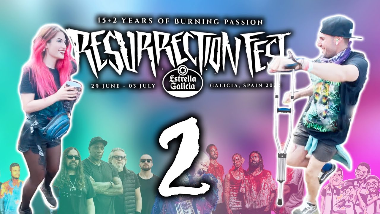@ResurrectionFestTV 2022 | Las BLOODY ROOTS y cojo pero buen muchacho (Día 2)