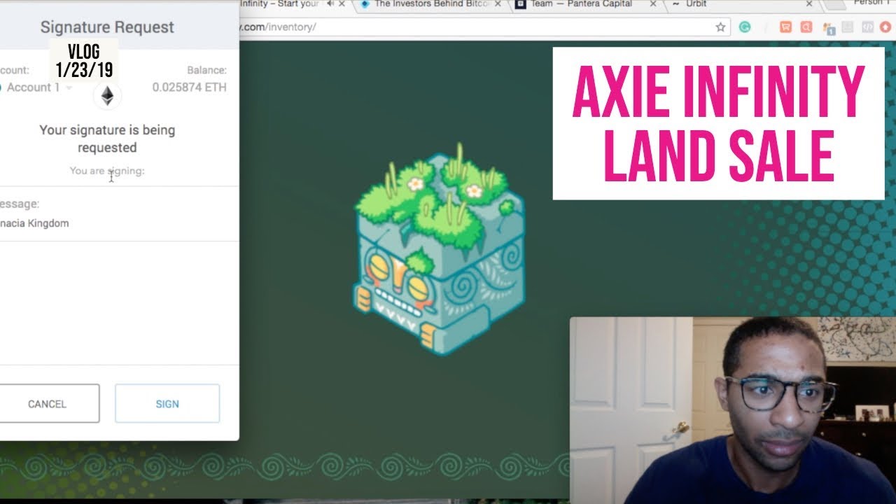 The First Axie Infinity Land Sale!!