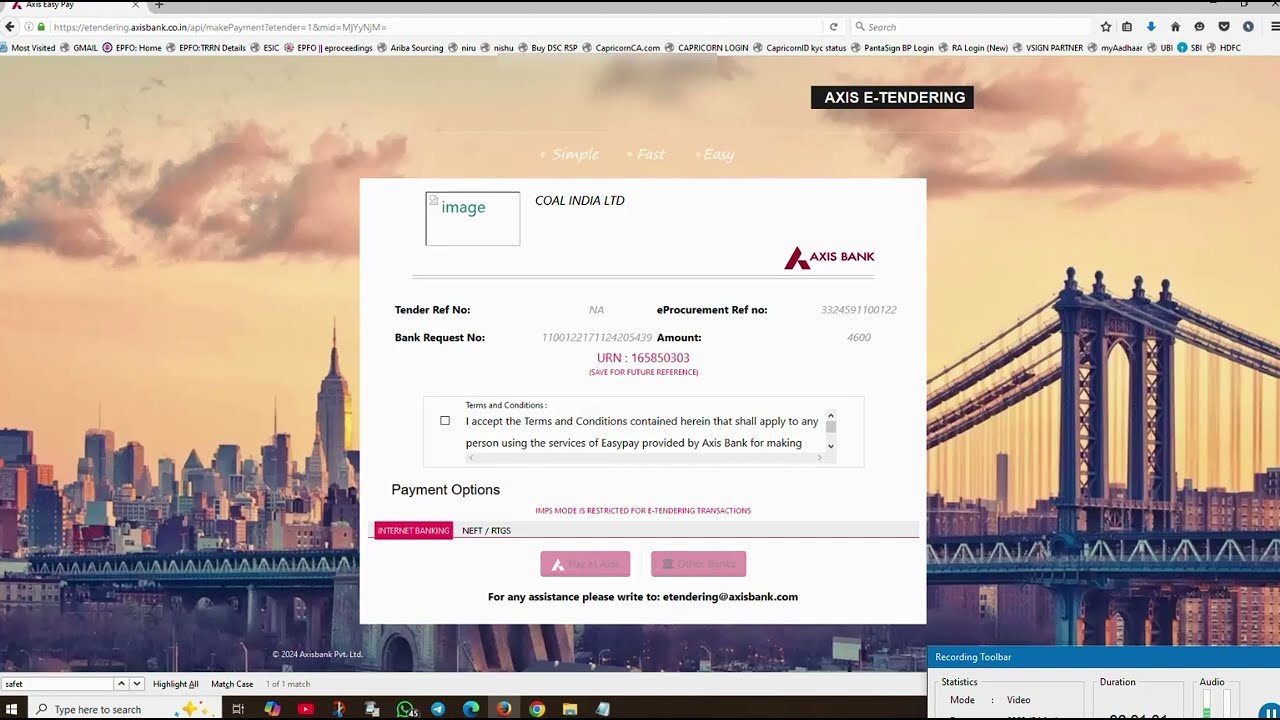 How to Fix EMD Payment Errors on Coal India Tenders Portal   Step by Step Guide   SOLVED   IN HINDI