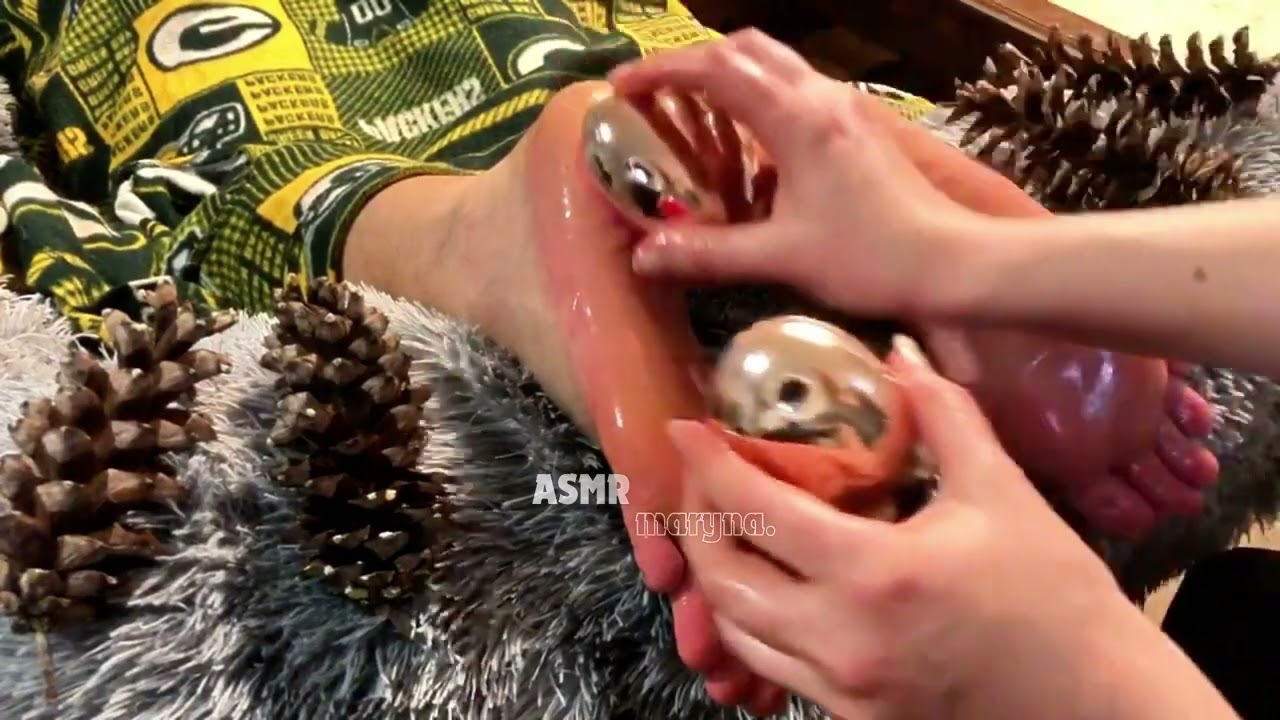 ASMR Foot Tickle Massage with Tools!