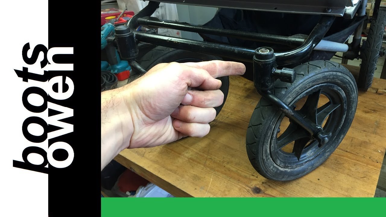Mountain Buggy Urban Duo front wheel wobbling when running! How I fixed it featuring lathe work!