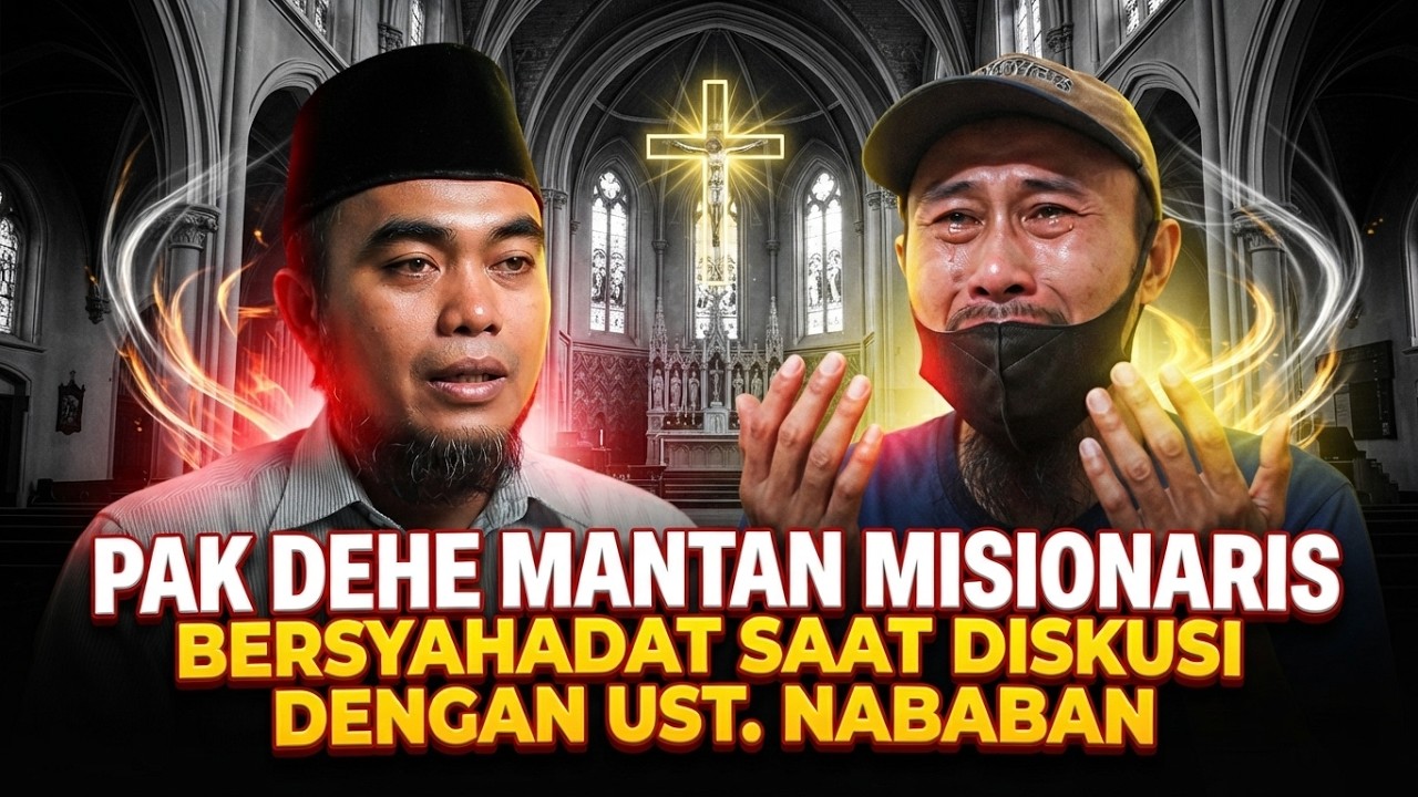 PAK DEHE MANTAN MISIONARIS MUALAF SAAT DISKUSI DENGAN USTADZ ARIFIN NABABAN