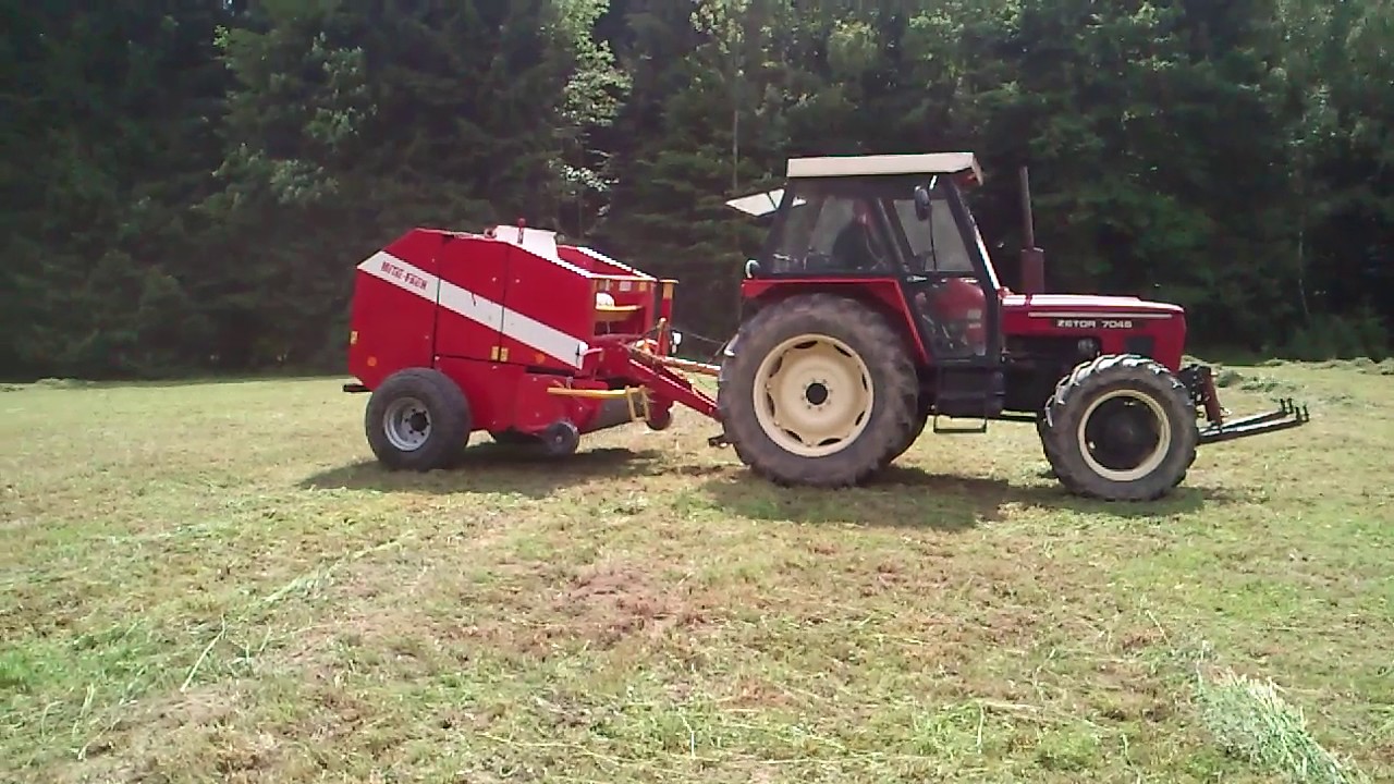 Prasowanie Zetor 7045 + Metal-Fach Z-562