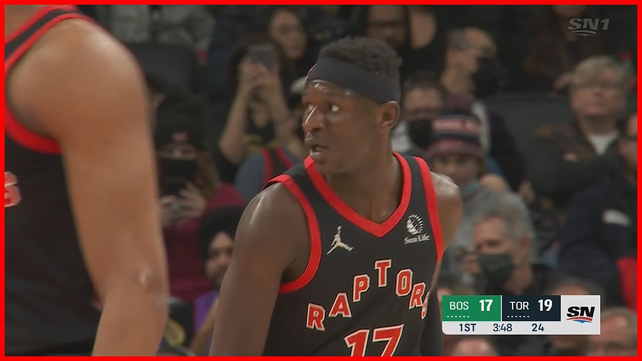 Isaac Bonga SWATS AWAY Marcus Smart | Raptors vs Celtics | Nov 28, 2021 | 21-22 Season