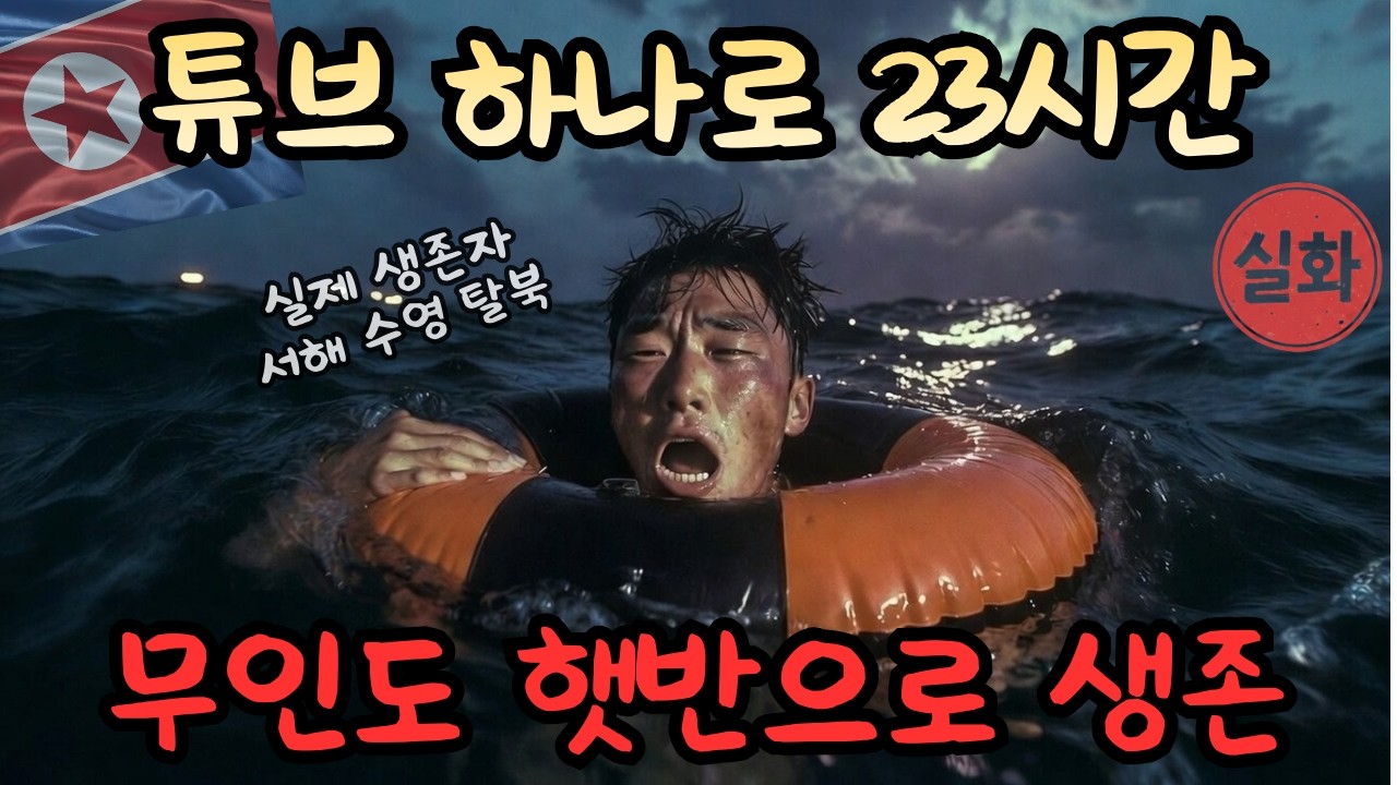 튜브 하나로 서해 23시간 수영...무인도에서 햇반으로 연명한 기적의 탈북