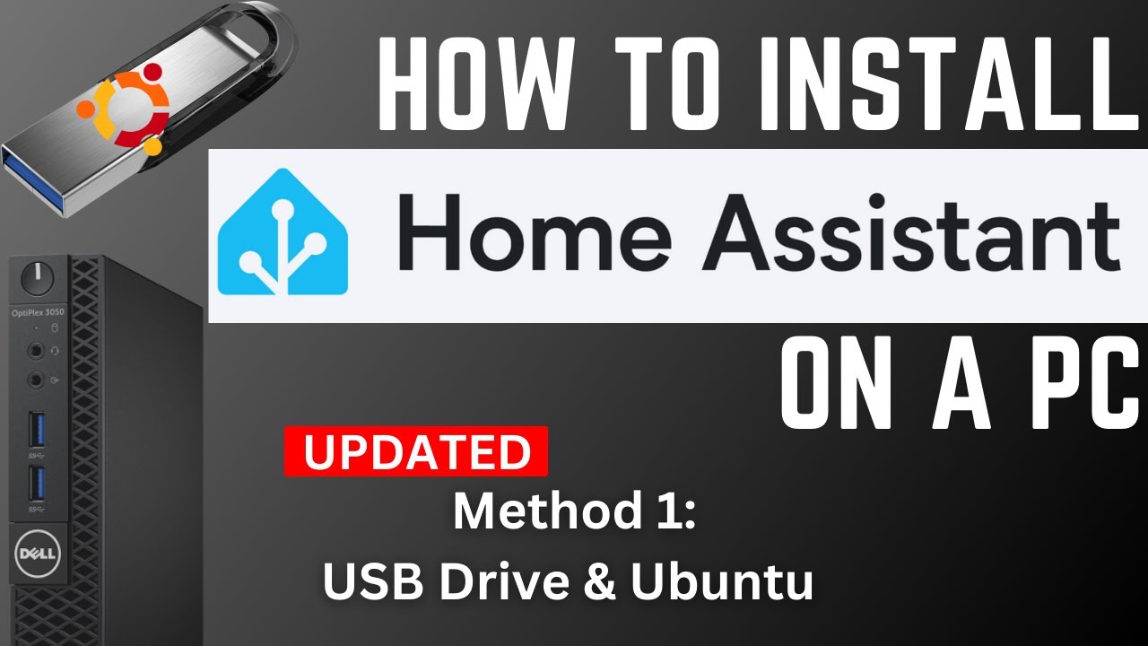 Как установить Home Assistant на ПК. Метод 1: Ubuntu и USB (обновлено)