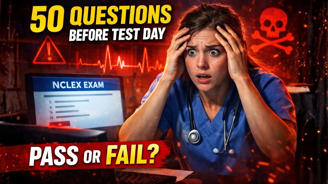 Итоговая подготовка к NCLEX: 50 вопросов перед экзаменом #2026 #образование #учеба #исследование ...