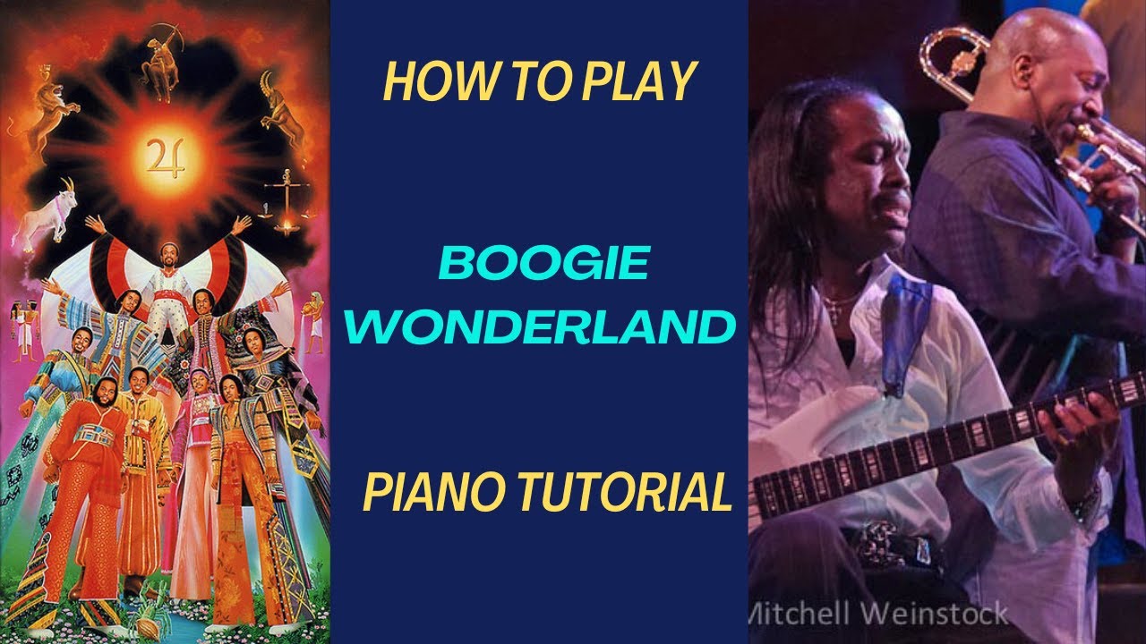 Boogie Wonderland (Earth Wind and Fire) Easy Piano lesson.