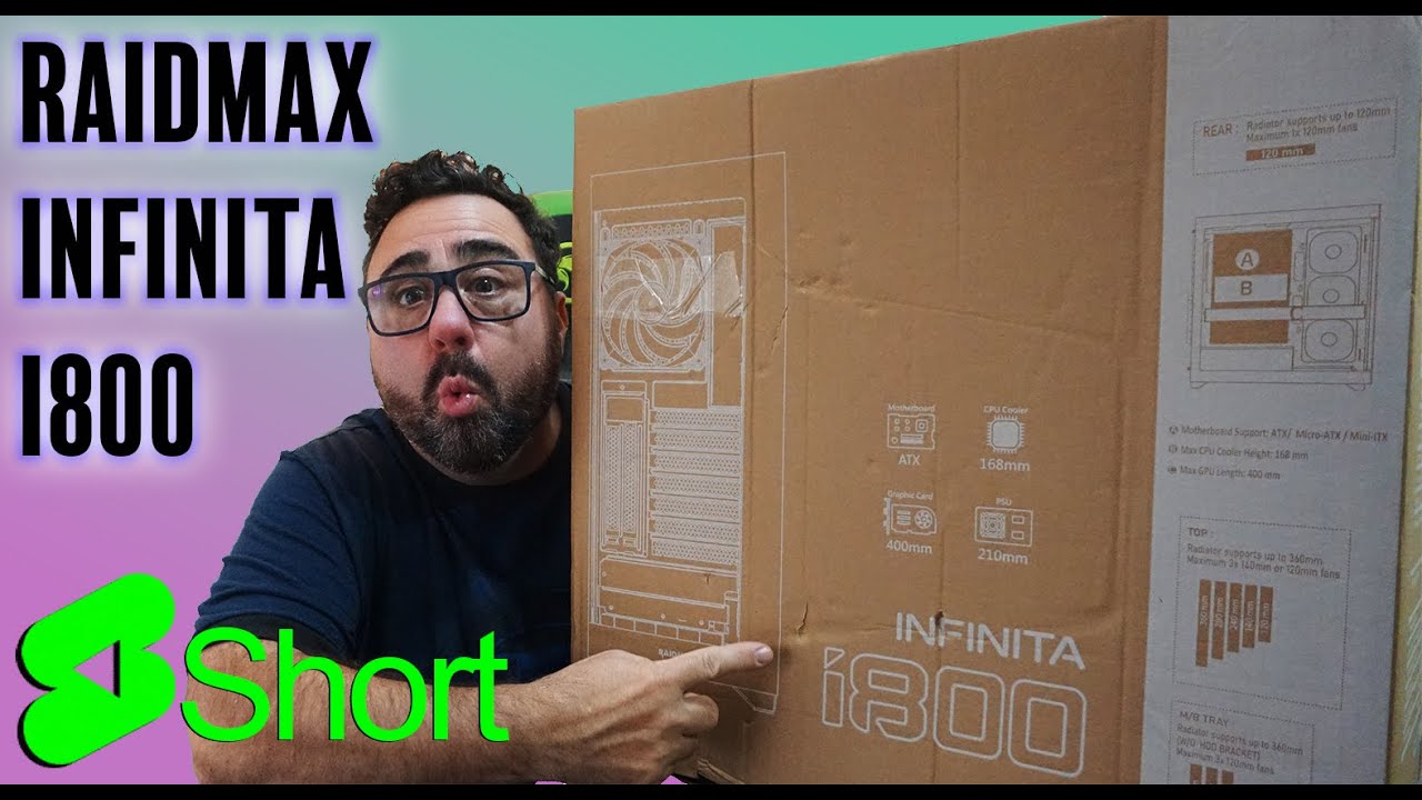 Gabinete Raidmax Infinita I800 (Short)