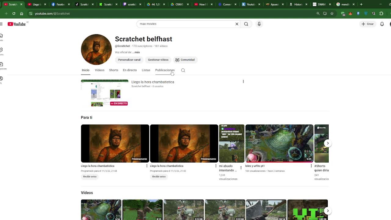 Llego la hora chambatistica