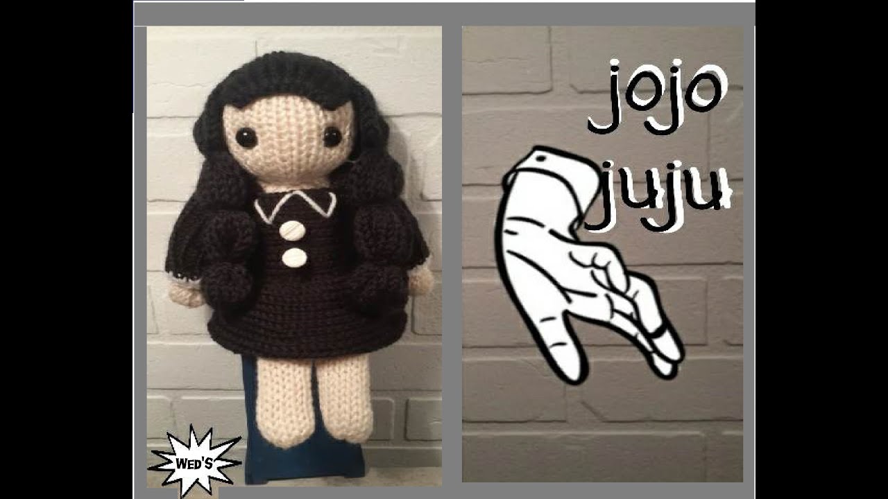 #Wednesday DOLL | knitting machine pattern